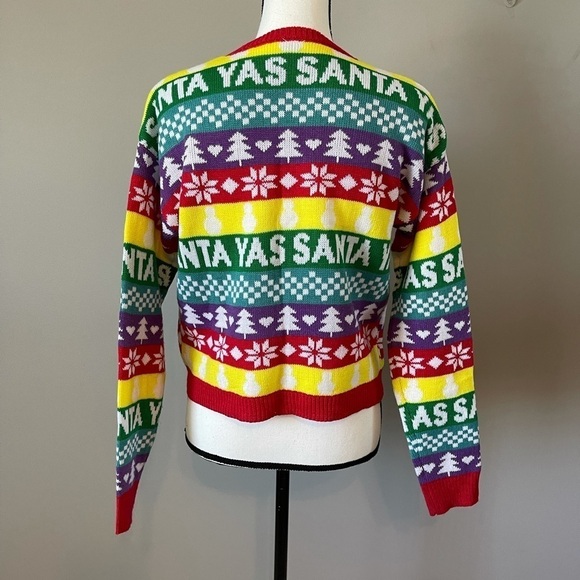 Santa Christmas Sweater
Women's Size M Holiday Pullover Colorful Festive Party - Picture 5 of 14